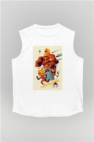 Incredibles (The) Beyaz Unisex Kolsuz Tişört