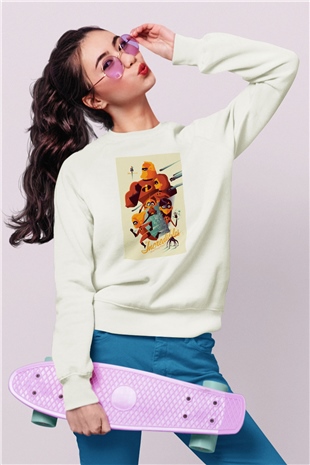 Incredibles (The) Beyaz Unisex Sweatshirt