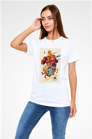 Incredibles (The) Beyaz Unisex Tişört T-Shirt
