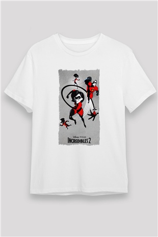 Incredibles (The) Beyaz Unisex Tişört T-Shirt