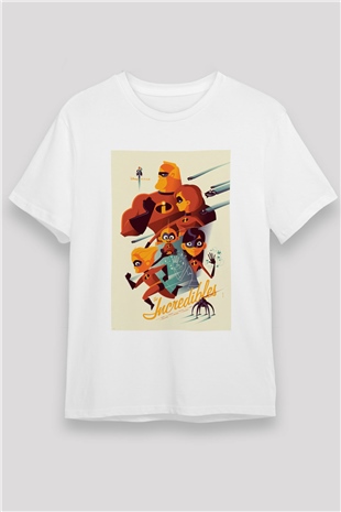 Incredibles (The) Beyaz Unisex Tişört T-Shirt