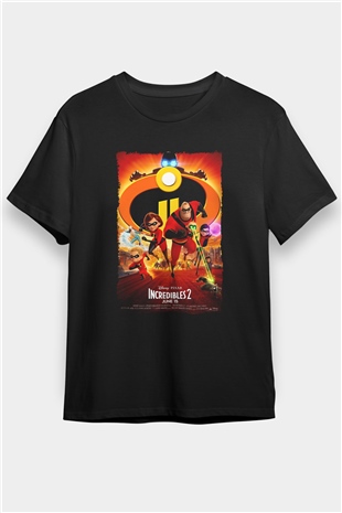 Incredibles (The) Siyah Unisex Tişört T-Shirt
