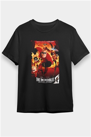 Incredibles (The) Siyah Unisex Tişört T-Shirt