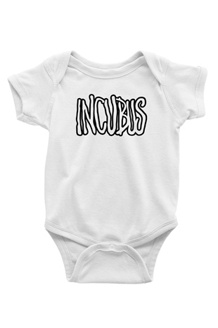 Incubus Baskılı Beyaz Unisex Bebek Body - Zıbın