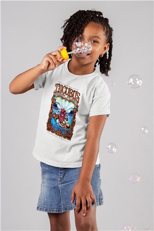 Incubus Baskılı Beyaz Unisex Çocuk Tişört