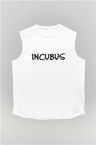 Incubus Beyaz Unisex Kolsuz Tişört