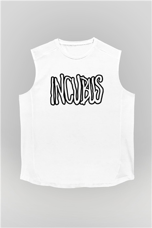Incubus Beyaz Unisex Kolsuz Tişört