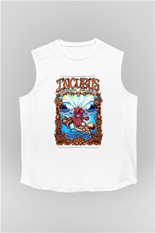 Incubus Beyaz Unisex Kolsuz Tişört