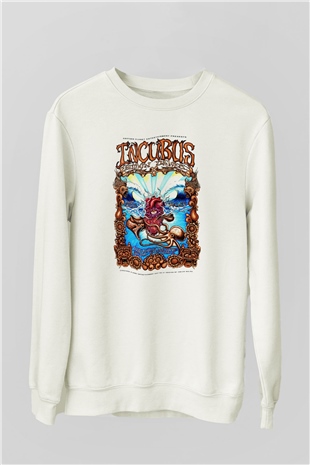 Incubus Beyaz Unisex Sweatshirt