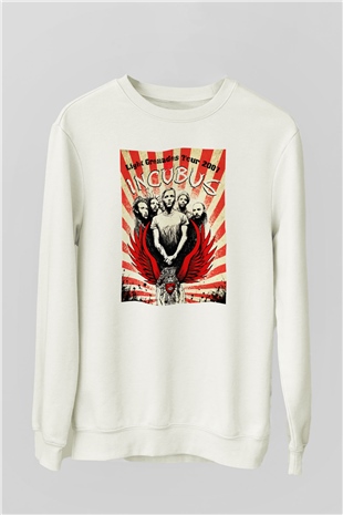 Incubus Beyaz Unisex Sweatshirt