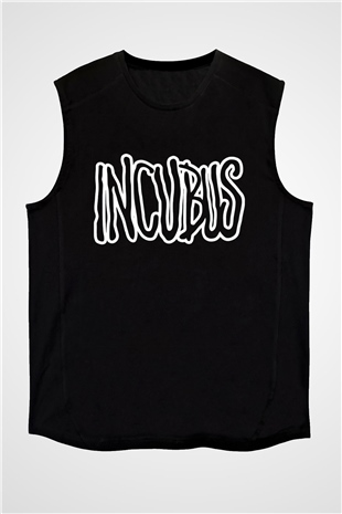 Incubus Siyah Unisex Kolsuz Tişört
