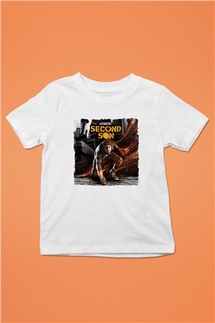 Infamous Beyaz Unisex Çocuk Tişört