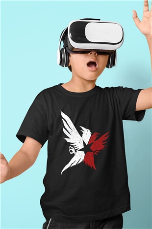 Infamous Siyah Unisex Çocuk Tişört