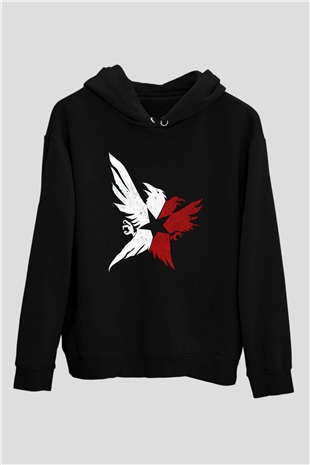 Infamous Siyah Unisex Hoodie