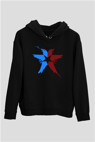 Infamous Siyah Unisex Hoodie