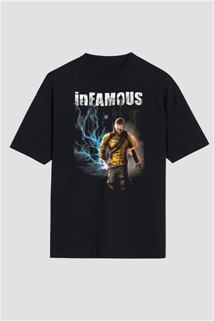 Infamous Siyah Oversize Tişört Oversize T-shirt