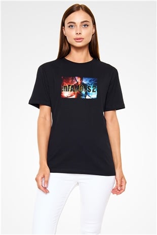 Infamous Siyah Unisex Tişört T-Shirt