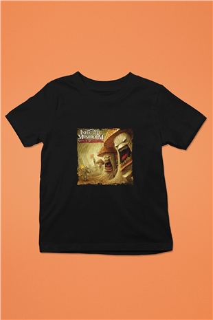 Infected Mushroom Baskılı Unisex Siyah Çocuk Tişört