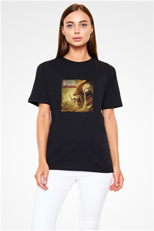 Infected Mushroom Baskılı Unisex Siyah Tişört