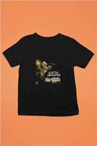 Infected Mushroom Baskılı Unisex Siyah Çocuk Tişört