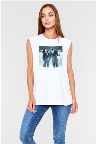 Infected Mushroom Beyaz Unisex Kolsuz Tişört
