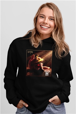 Infected Mushroom Siyah Unisex Hoodie