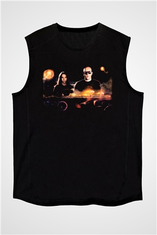 Infected Mushroom Siyah Unisex Kolsuz Tişört