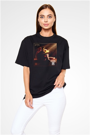 Infected Mushroom Siyah Unisex Oversize Tişört T-Shirt