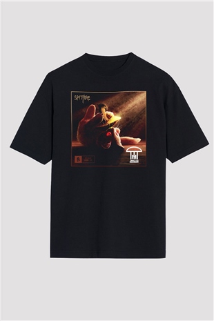 Infected Mushroom Siyah Unisex Oversize Tişört T-Shirt