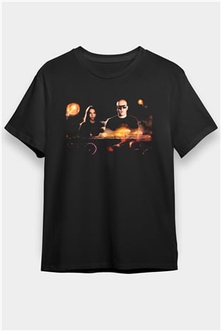 Infected Mushroom Siyah Unisex Tişört T-Shirt - TişörtFabrikası