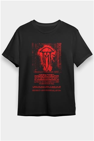 Infected Mushroom Siyah Unisex Tişört T-Shirt - TişörtFabrikası
