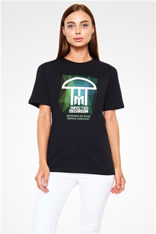 Infected Mushroom Siyah Unisex Tişört T-Shirt - TişörtFabrikası