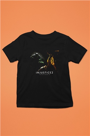 Injustice 2 Siyah Unisex Çocuk Tişört
