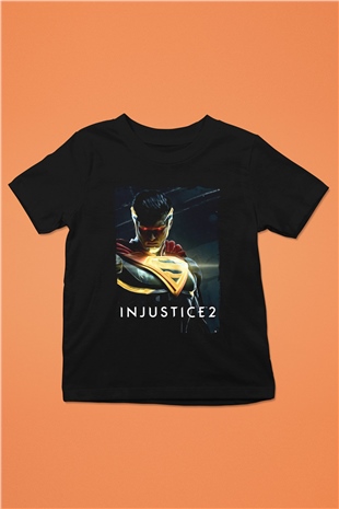 Injustice 2 Siyah Unisex Çocuk Tişört