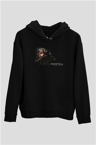 Injustice 2 Siyah Unisex Hoodie