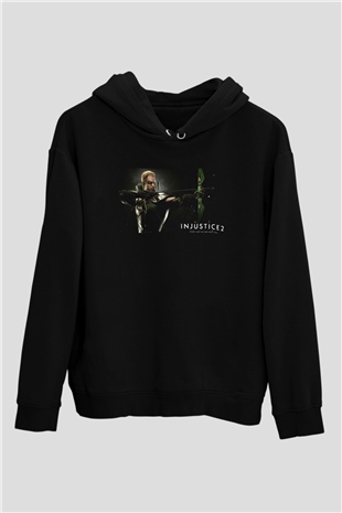 Injustice 2 Siyah Unisex Hoodie