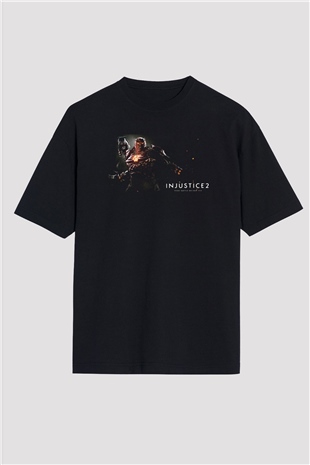 Injustice 2 Siyah Oversize Tişört Oversize T-shirt