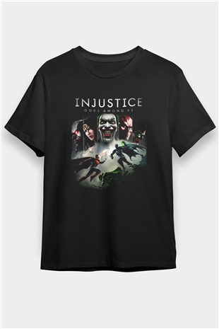 Injustice 2 Siyah Unisex Tişört T-Shirt