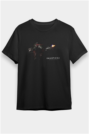 Injustice 2 Siyah Unisex Tişört T-Shirt