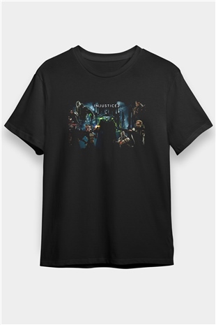 Injustice 2 Siyah Unisex Tişört T-Shirt