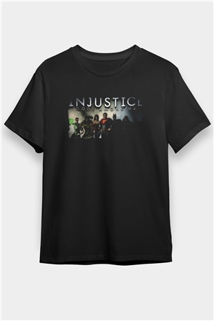 Injustice 2 Siyah Unisex Tişört T-Shirt
