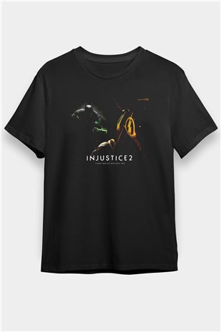 Injustice 2 Siyah Unisex Tişört T-Shirt