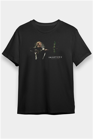 Injustice 2 Siyah Unisex Tişört T-Shirt