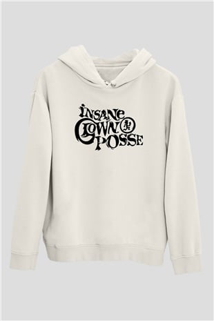 Insane Clown Posse Beyaz Unisex Kapüşonlu Sweatshirt