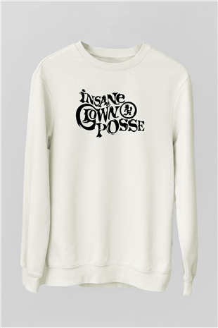 Insane Clown Posse Beyaz Unisex Sweatshirt