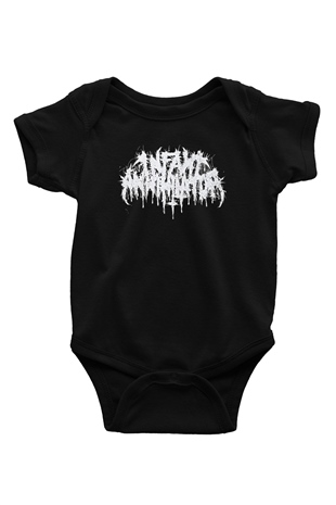 Insomnium Baskılı Unisex Siyah Bebek Body - Zıbın