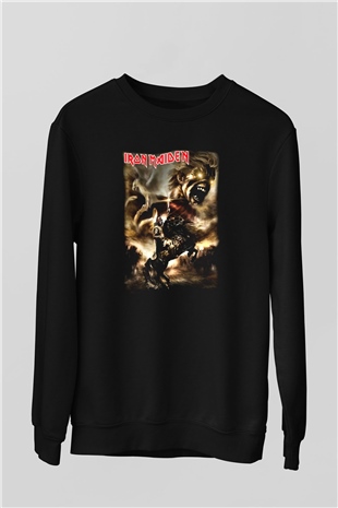 Iron Maiden Alexander The Great Eddie Siyah Unisex Sweatshirt