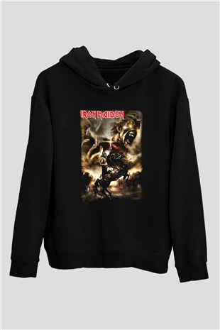 Iron Maiden Alexander The Great Eddie Siyah Unisex Hoodie