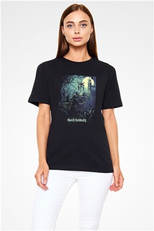 Iron Maiden Hallowed Be Thy Name Siyah Unisex Tişört T-Shirt - TişörtFabrikası