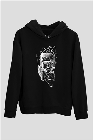Iron Maiden İlluminati Eddie Siyah Unisex Hoodie